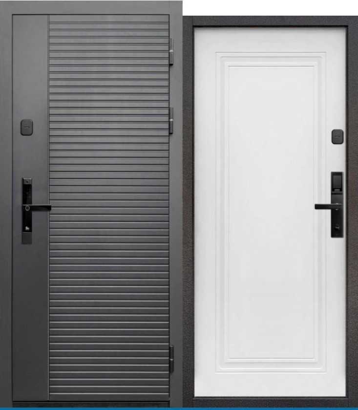 Входная дверь Е-ТАЙГА 10 СМ 2МДФ с электронным замком.